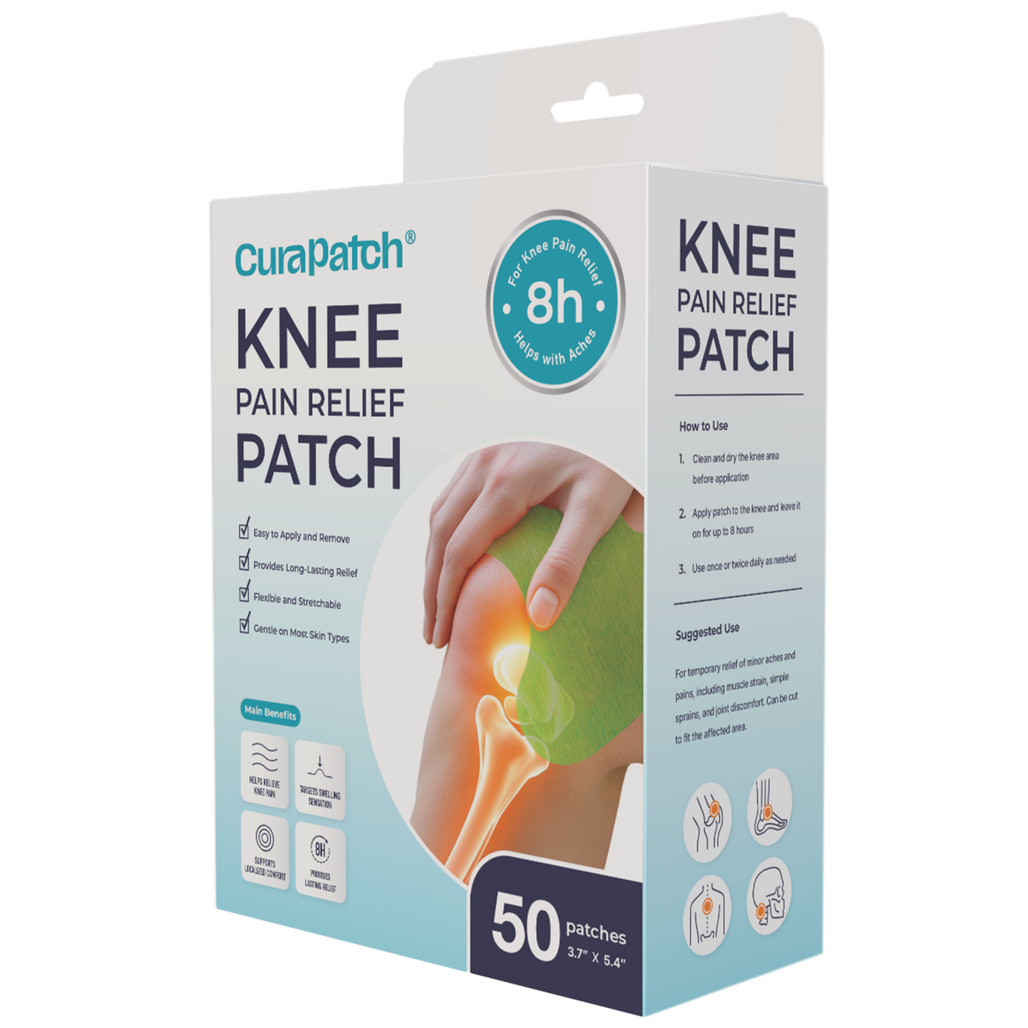 Curapatch Knee Pain Relief Patch